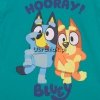 Bluzka Bluey zielona dla chłopca